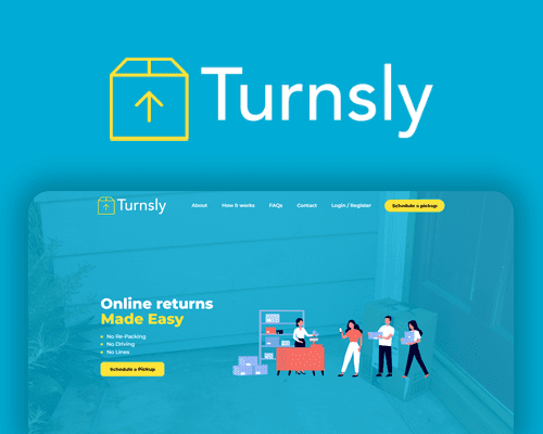 Turnsly website design