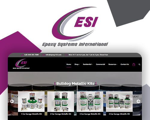 Epoxy 123 website design
