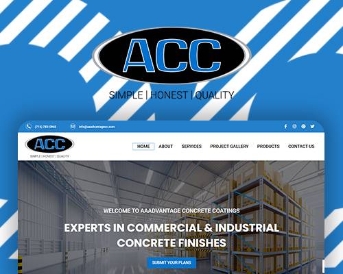 ACC website design